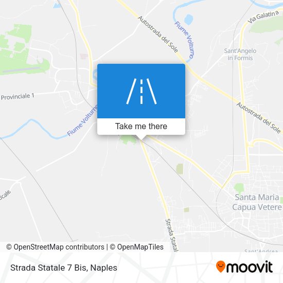 Strada Statale 7 Bis map
