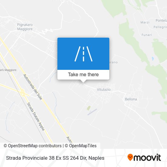 Strada Provinciale 38 Ex SS 264 Dir map
