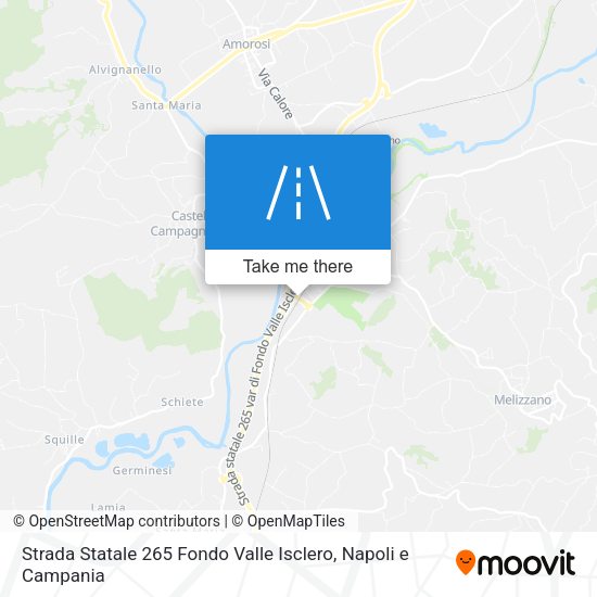 Strada Statale 265 Fondo Valle Isclero map