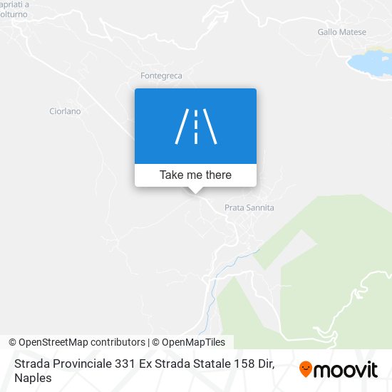 Strada Provinciale 331 Ex Strada Statale 158 Dir map