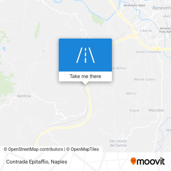 Contrada Epitaffio map