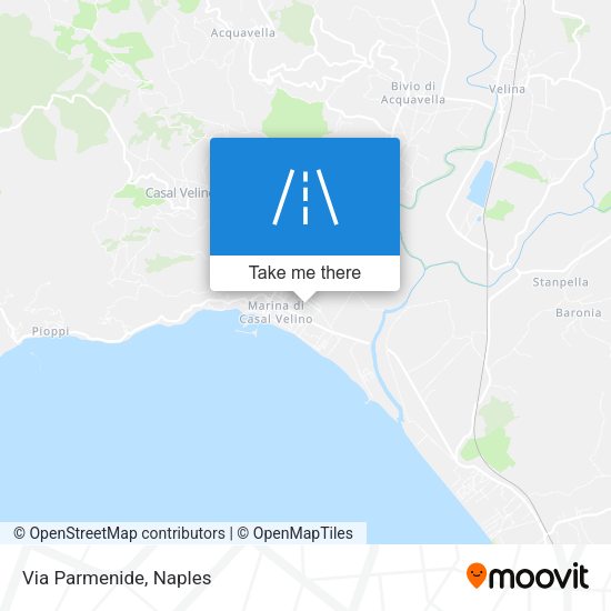 Via Parmenide map