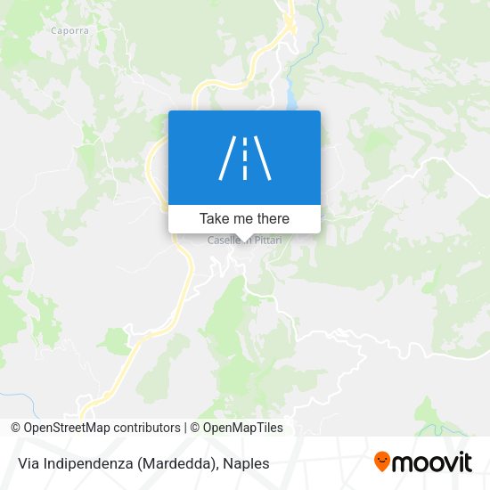 Via Indipendenza (Mardedda) map