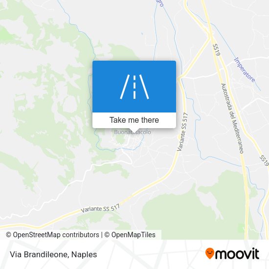 Via Brandileone map
