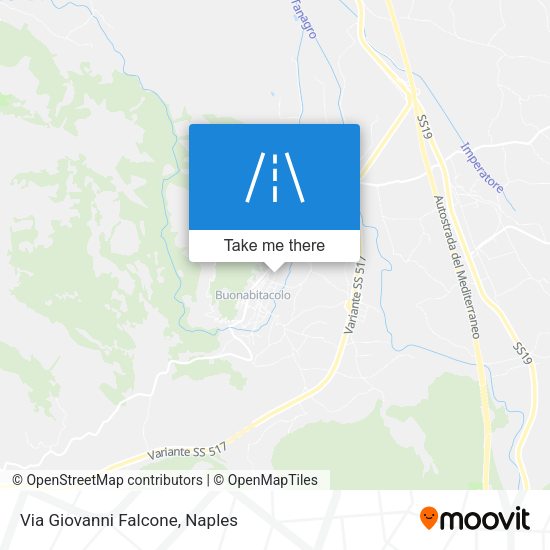 Via Giovanni Falcone map