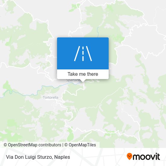 Via Don Luigi Sturzo map