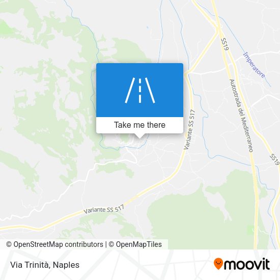 Via Trinità map