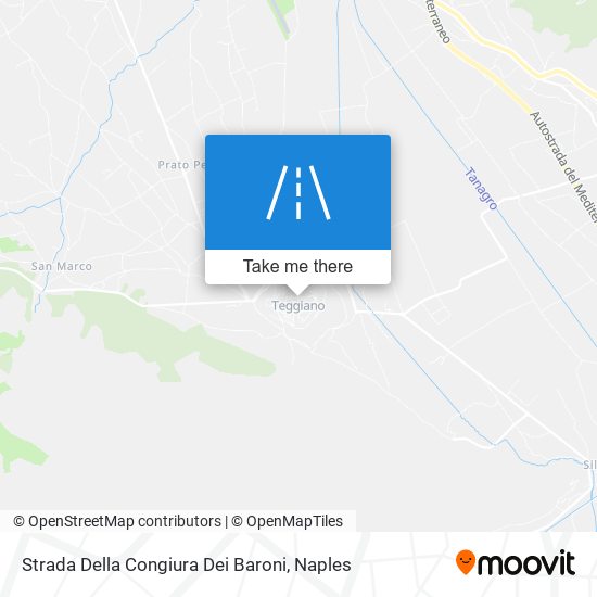 Strada Della Congiura Dei Baroni map