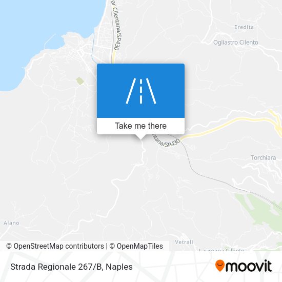 Strada Regionale 267/B map