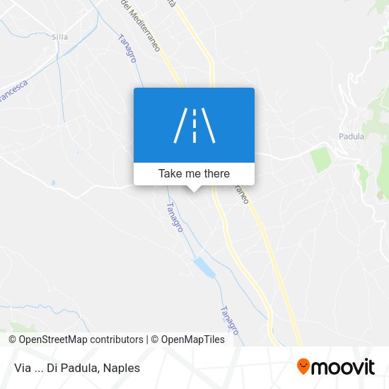 Via ... Di Padula map