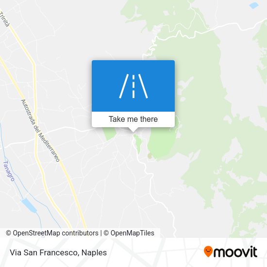 Via San Francesco map