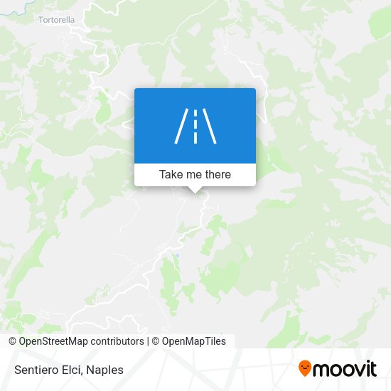 Sentiero Elci map