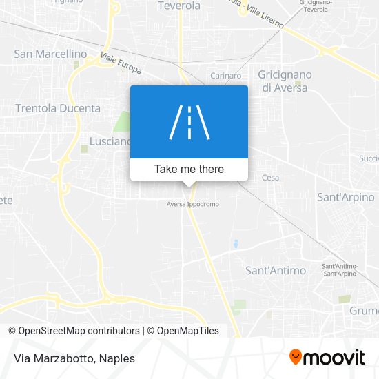 Via Marzabotto map
