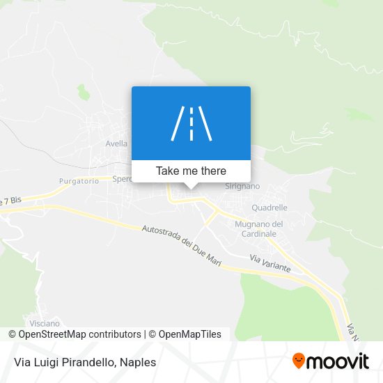 Via Luigi Pirandello map