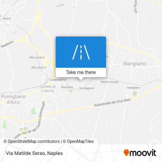 Via Matilde Serao map