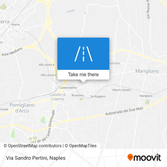 Via Sandro Pertini map
