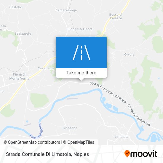 Strada Comunale Di Limatola map