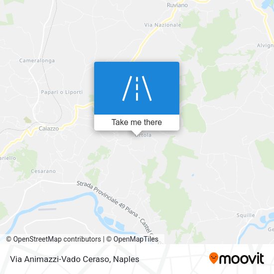 Via Animazzi-Vado Ceraso map