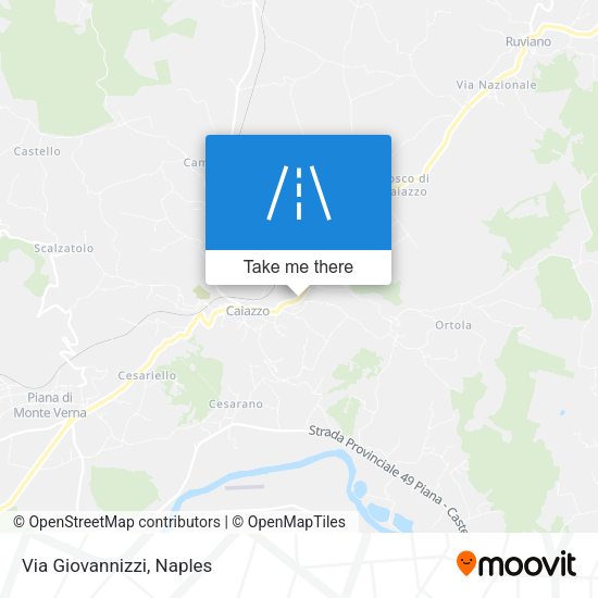 Via Giovannizzi map