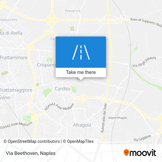 Via Beethoven map