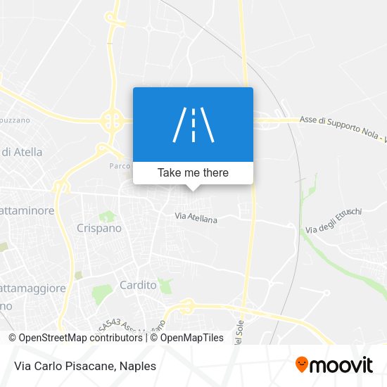 Via Carlo Pisacane map