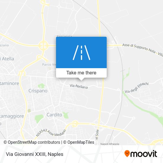 Via Giovanni XXIII map