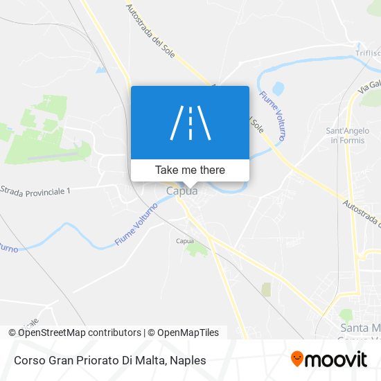 Corso Gran Priorato Di Malta map