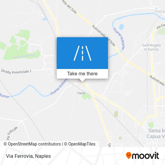 Via Ferrovia map
