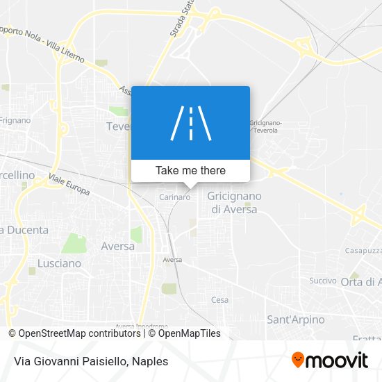 Via Giovanni Paisiello map