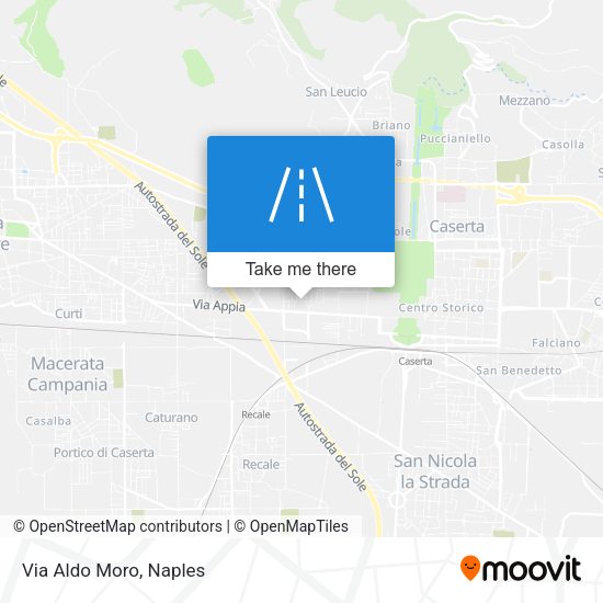 Via Aldo Moro map