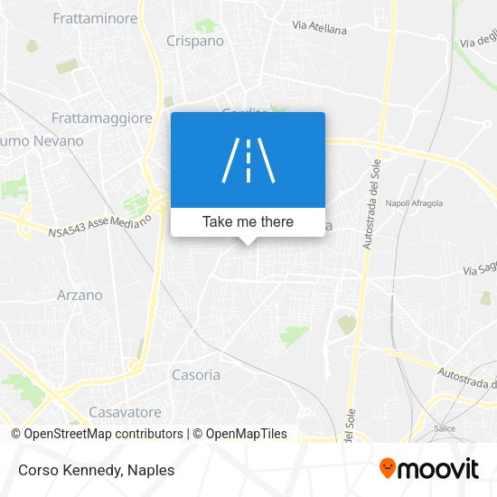 Corso Kennedy map