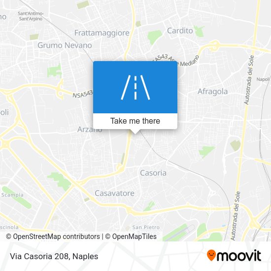 Via Casoria 208 map