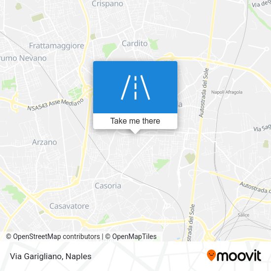 Via Garigliano map