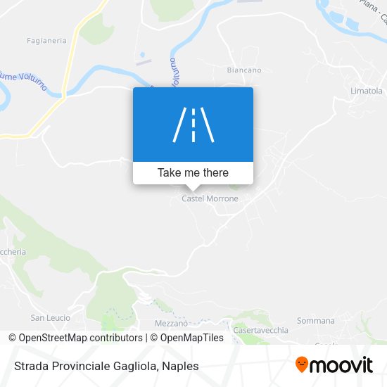 Strada Provinciale Gagliola map