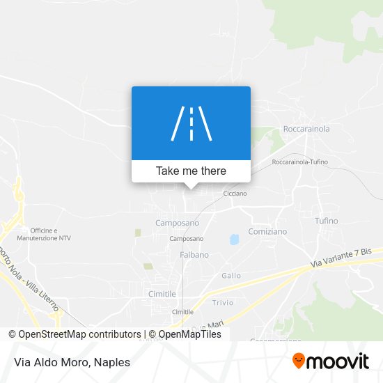 Via Aldo Moro map