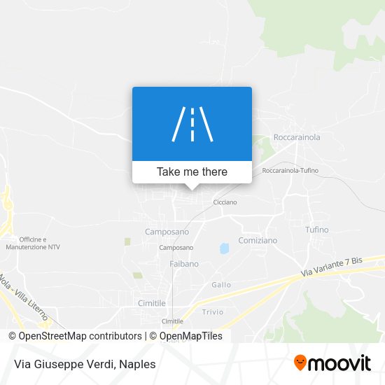 Via Giuseppe Verdi map