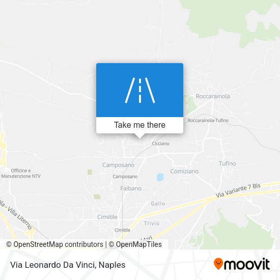 Via Leonardo Da Vinci map