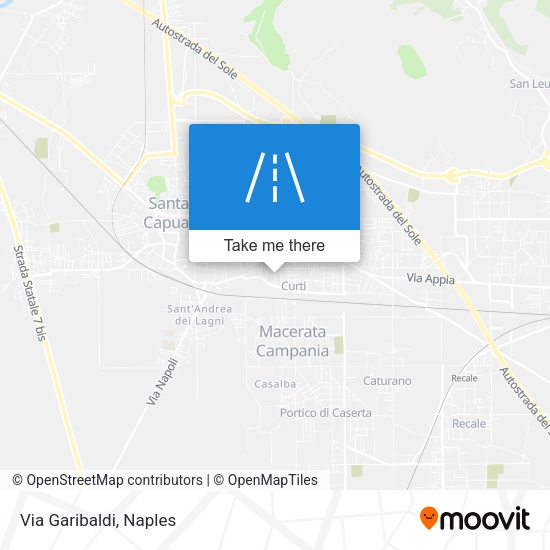 Via Garibaldi map