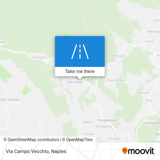 Via Campo Vecchio map