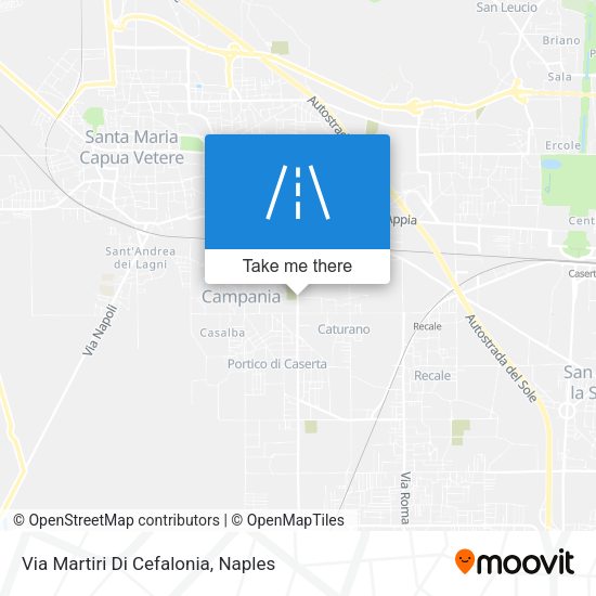 Via Martiri Di Cefalonia map