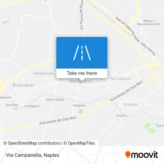 Via Campanella map