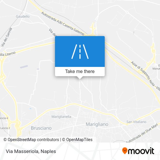 Via Masseriola map