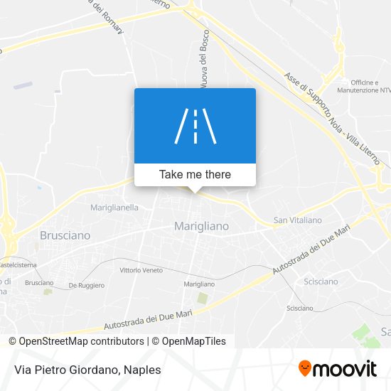 Via Pietro Giordano map