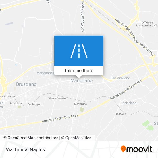 Via Trinità map