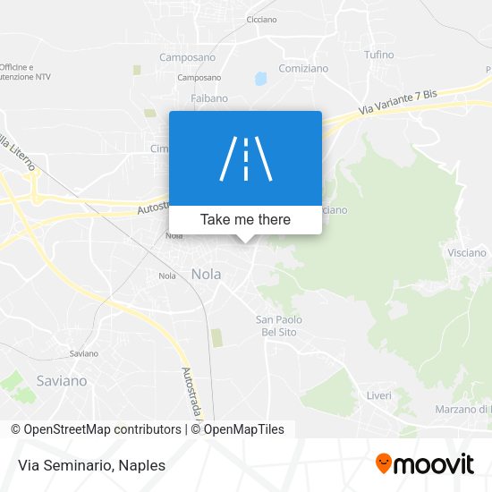 Via Seminario map