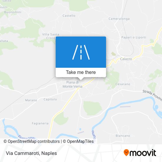 Via Cammaroti map