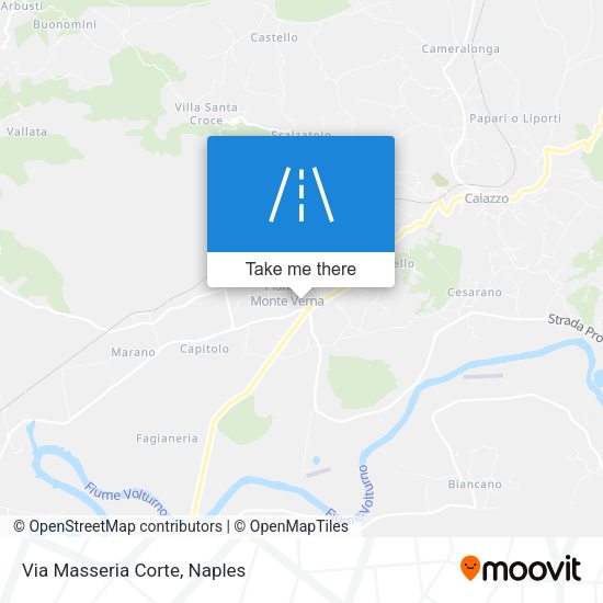 Via Masseria Corte map
