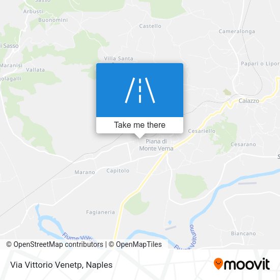 Via Vittorio Venetp map