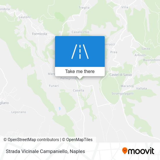 Strada Vicinale Campaniello map
