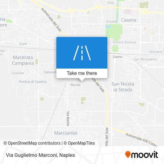 Via Guglielmo Marconi map